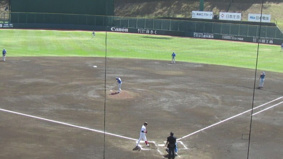 【ファイターズ】鈴木健矢 増田大輝をショートライナー2024年4月16日 イースタンリーグ読売ジャイアンツ 対 日本ハムファイターズ