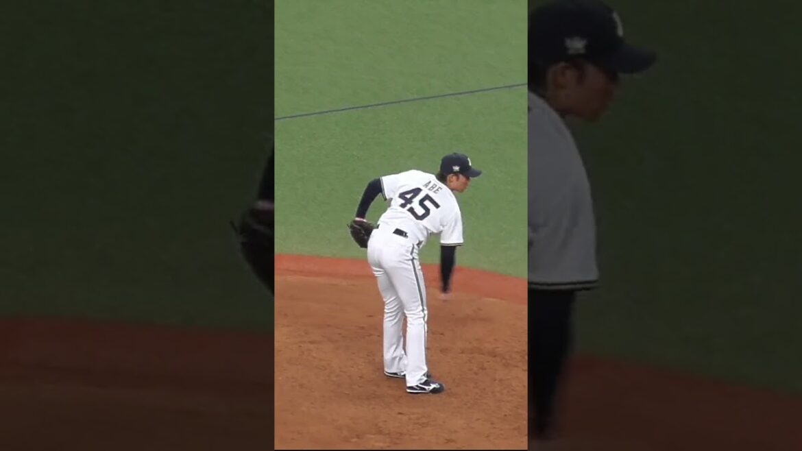 阿部 翔太　小走りでマウンドヘ　#オリックスバファローズ #shorts