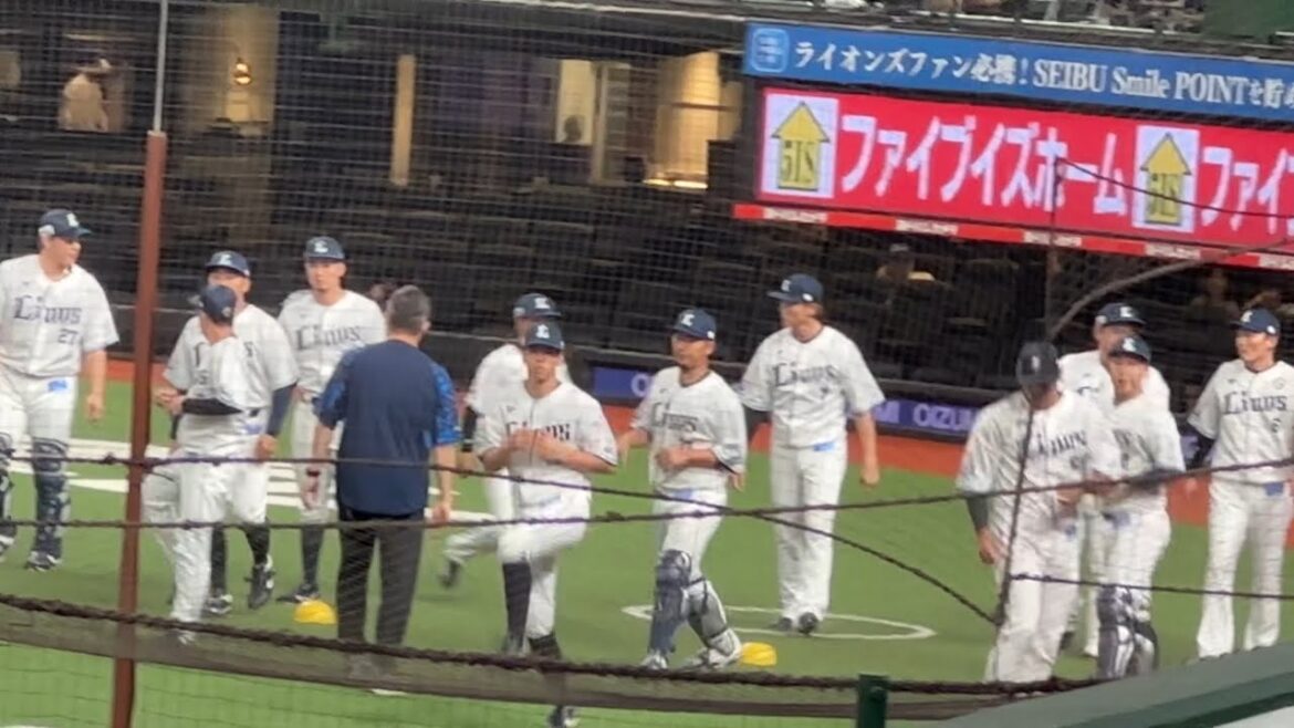 【推し探しゲームに】ライオンズ 試合前ウォーミングアップ【西武vsロッテ】2024/5/21