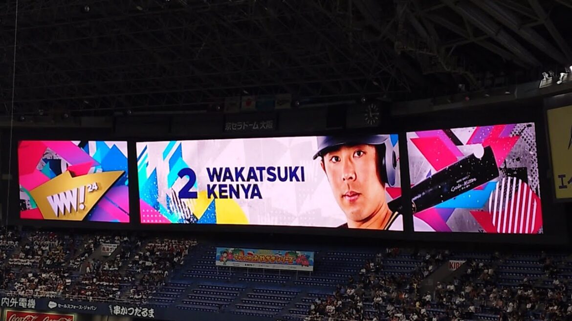 若月健矢 選手 ｢DEEN  ひとりじゃない｣ 登場曲 オリックス･バファローズ 選手 ビジョン映像 PV 演出 @ 京セラドーム 2024