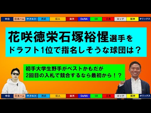 花咲徳栄石塚裕惺選手をドラフト1位で獲得に向かいそうな球団は?【西尾典文さん】 花咲徳栄石塚裕惺選手をドラフト1位で獲得に向かいそうな球団は?【西尾典文さん】