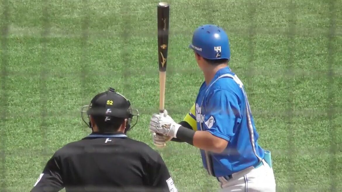 2024年5月14日 イースタンリーグ 北海道日本ハム戦 2回表・阪口 樂 選手の第1打席。 森 唯斗 投手・1イニング4者連続奪三振