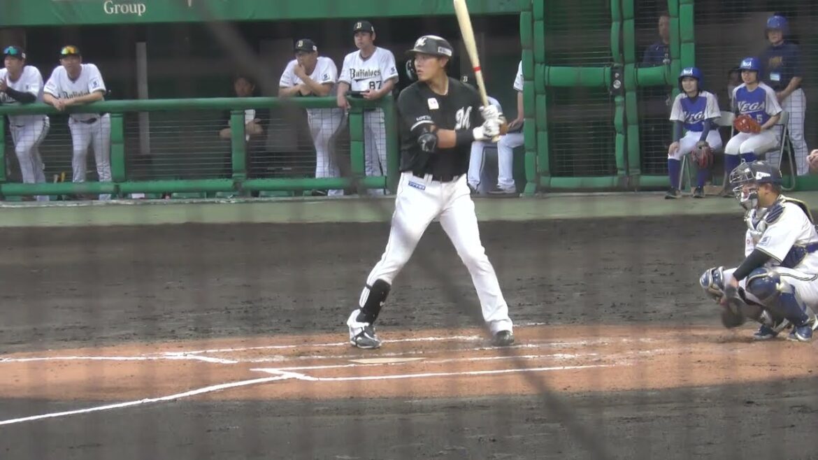 安田　尚憲（千葉ロッテマリーンズ）　二塁打　沖縄セルラースタジアム那覇