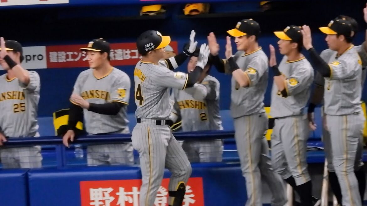 【岡田采配ズバリ！】6年ぶりに4番抜擢の原口文仁、虎ファンの待つレフトスタンドに豪快3ランホームラン！今シーズン第1号！ 2024.5.16