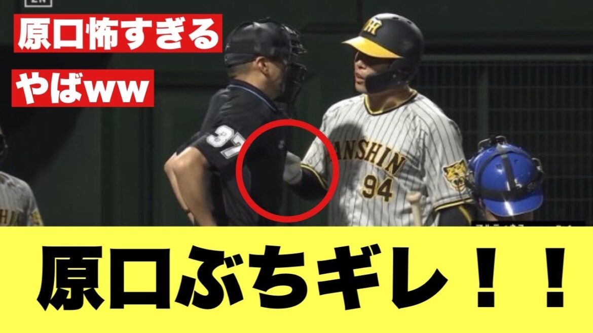 【怖すぎる】原口がブチギレで審判に猛抗議！【2ちゃんねる反応】【野球反応集】【阪神】【タイガース】