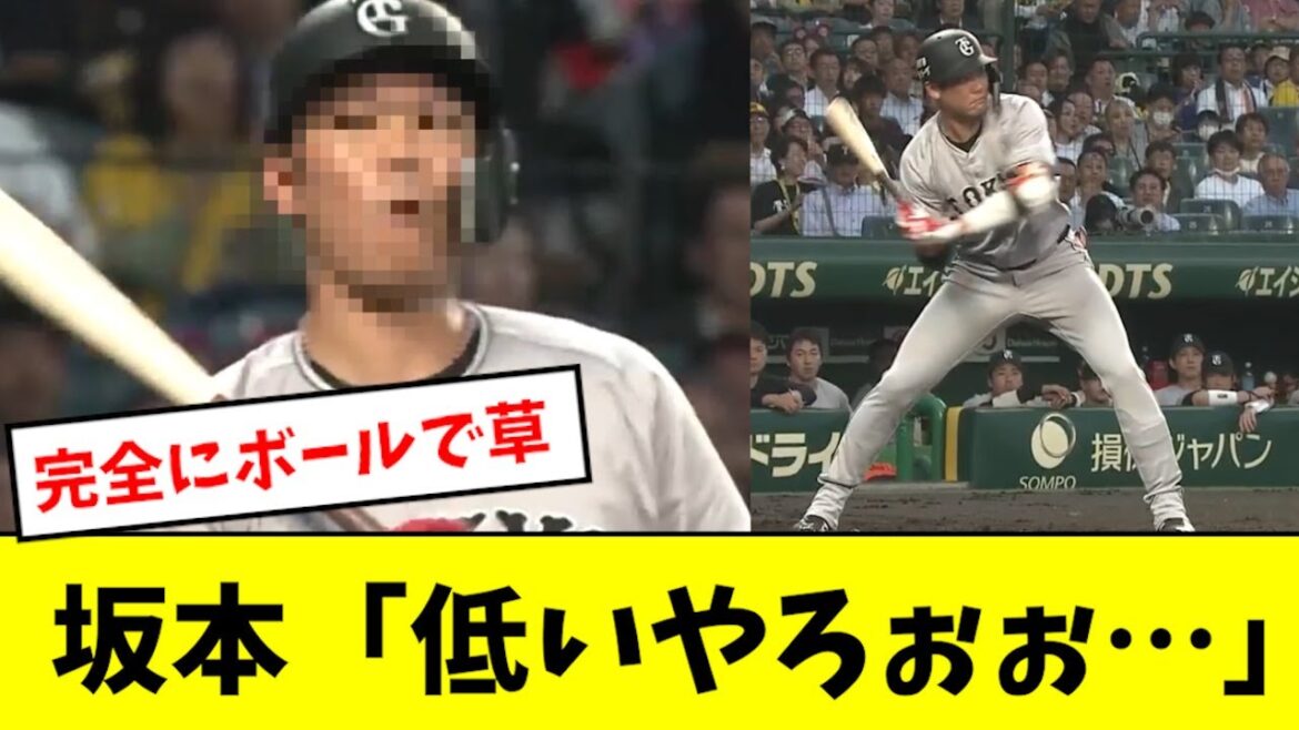 坂本勇人、おかしい判定をされ納得のいかない様子wwwwwww