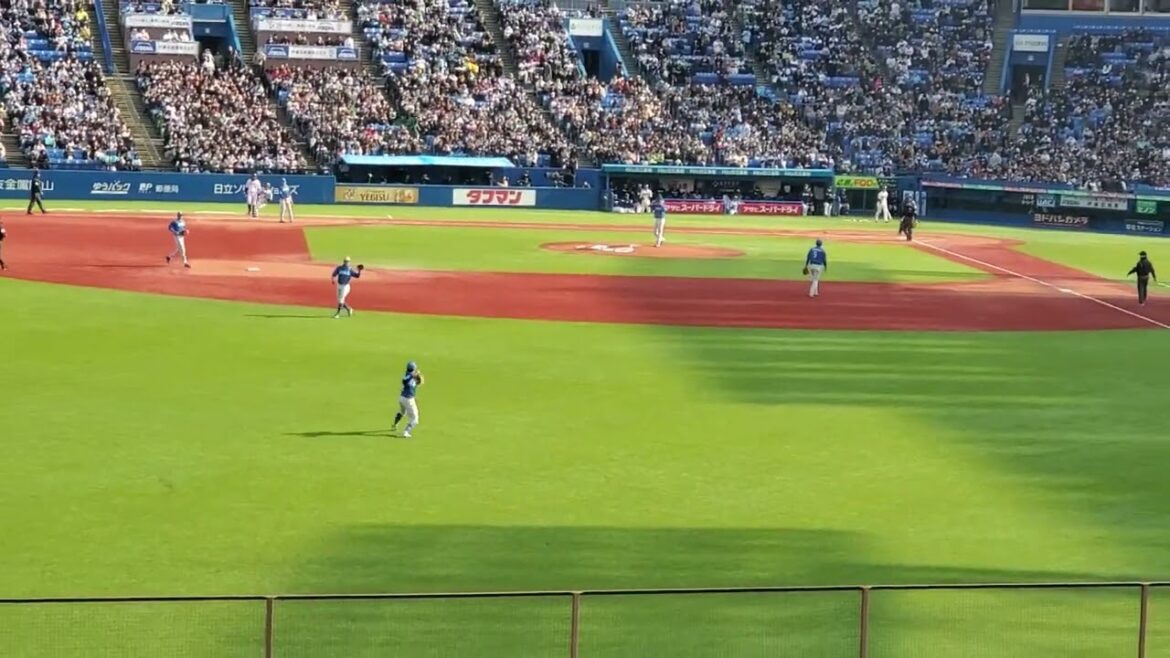 20240319　新応援歌が響く♪【武岡龍世 応援歌】東京ﾔｸﾙﾄｽﾜﾛｰｽﾞ　9回ｳﾗ@神宮球場･ﾚﾌﾄ外野 明治神宮野球場 ｵｰﾌﾟﾝ戦