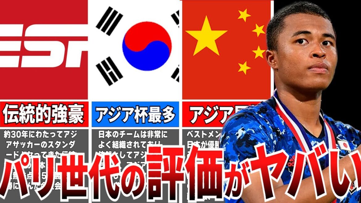 【各国が嫉妬！】パリオリンピック出場を決めたパリ世代の評価がヤバイ