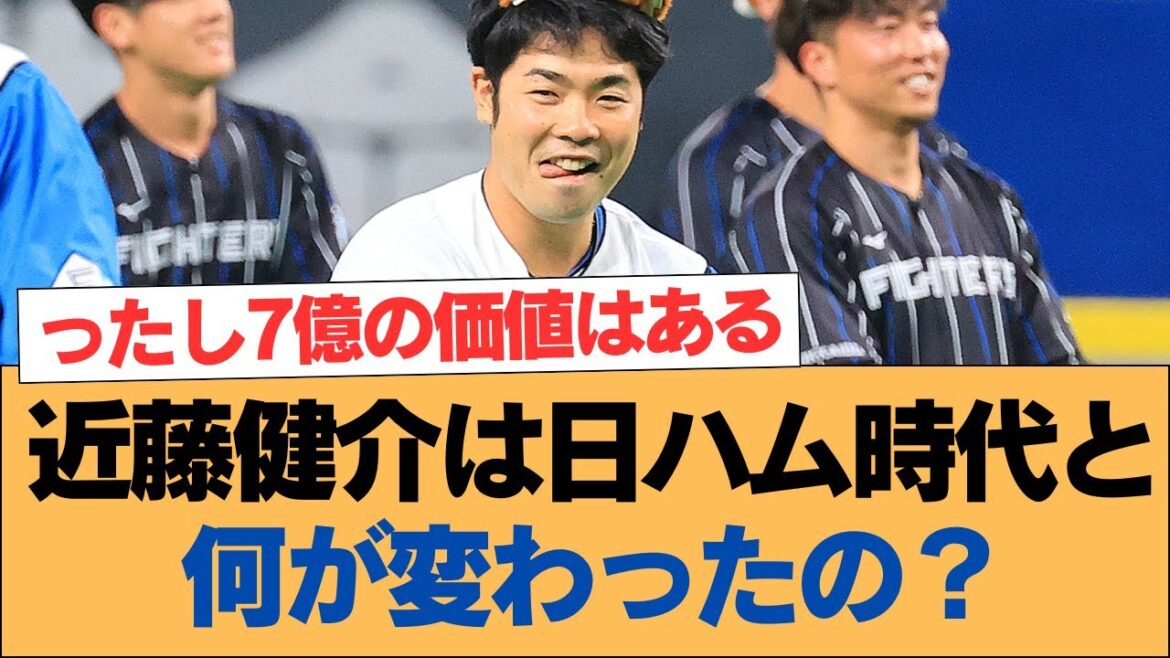 近藤健介は日ハム時代と何が変わったの？【近藤健介・ホークス・ソフトバンクホークス】