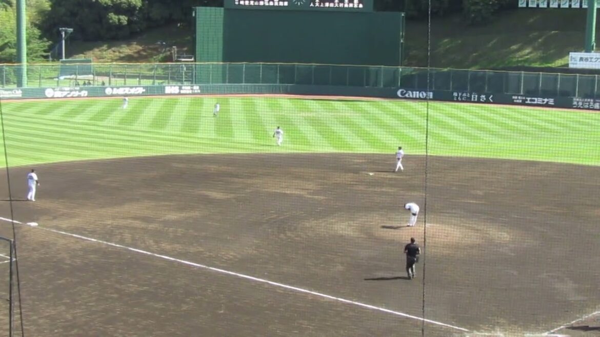 笠島尚樹サイド気味のフォームから内野ゴロ二つで二つ目は宇都宮葵星が上手い（読売ジャイアンツ対 千葉スカイセイラーズ2024年5月17日）