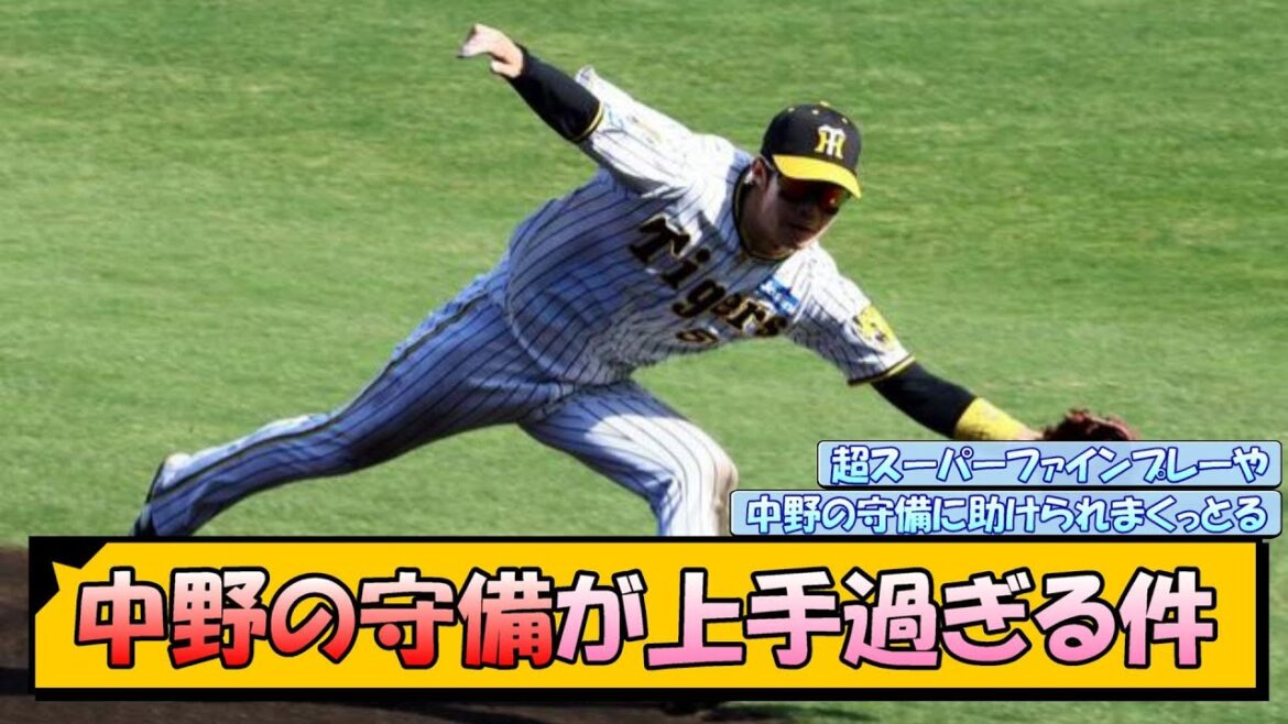 【阪神】中野の守備が上手過ぎる件【なんJ/2ch/5ch/ネット 反応 まとめ/阪神タイガース/岡田監督/中野拓夢 】