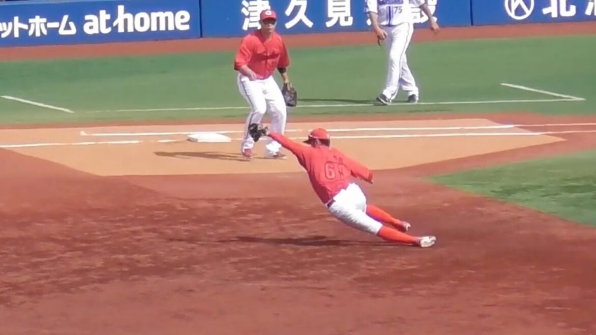 もう一丁、残念そこは矢野雅哉！無死二三塁のピンチ、前進守備で華麗な好捕で失点阻止！2024年5月26日