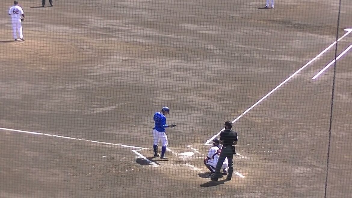 DeNA東妻純平 粘ってフォアボールを奪う（2024年5月10日 読売ジャイアンツ対 横浜DeNAベイスターズ）