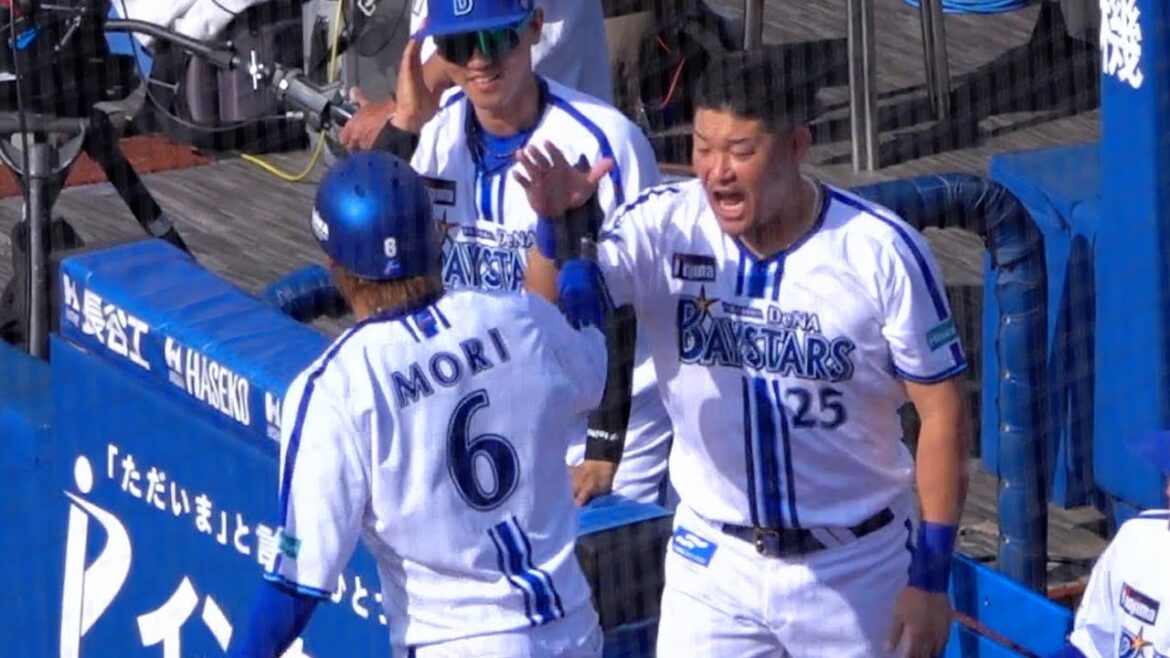 森敬斗がグラウンドを駆け回る！筒香吠えながらハイタッチ！ヒットから盗塁決めて蝦名のタイムリーヒット！2024/05/26 横浜DeNAベイスターズ