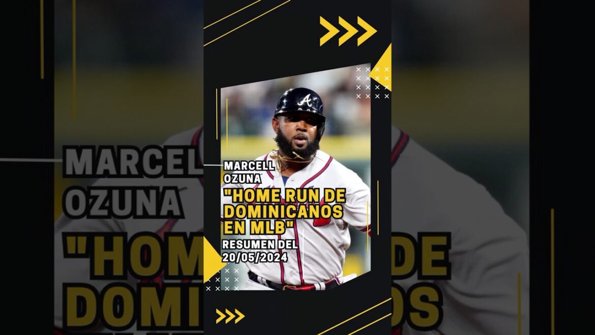 Home Runs de Dominicanos en MLB parte 39 #marcellozuna #atlanta #braves #mlb #baseball