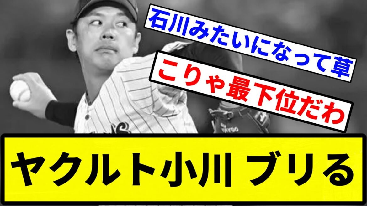 【もうあかんすよ..】ヤクルト小川 ブリる【プロ野球反応集】【1分動画】