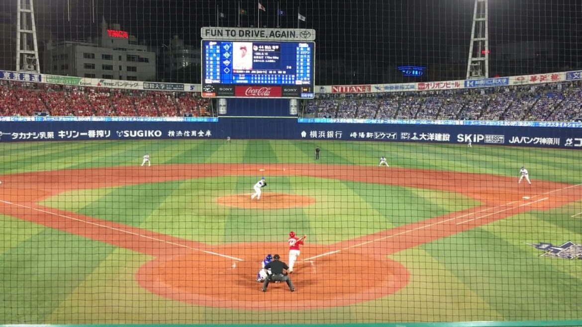 広島カープ 松山竜平のバット投げ