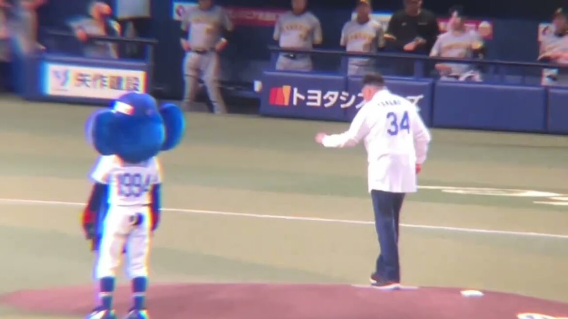 中日OB山本昌 始球式(2024/5/16)