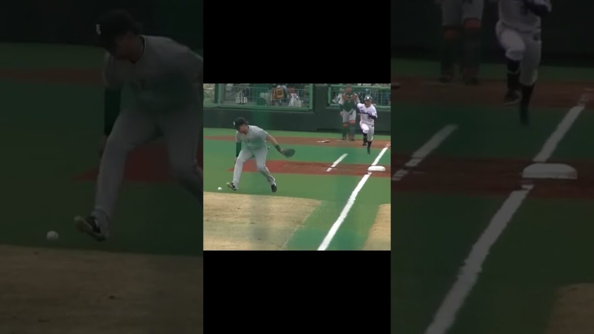 うせやろ ウレーニャ普通のバウンドを捕り損ねる（ ヤクルトスワローズ対 読売ジャイアンツ2024年3月28日）