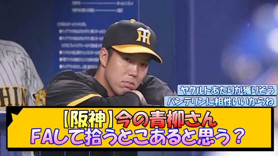 【阪神】今の青柳さん、FAして拾うとこあると思う？【なんJ/2ch/5ch/ネット 反応 まとめ/阪神タイガース/岡田監督/青柳晃洋】