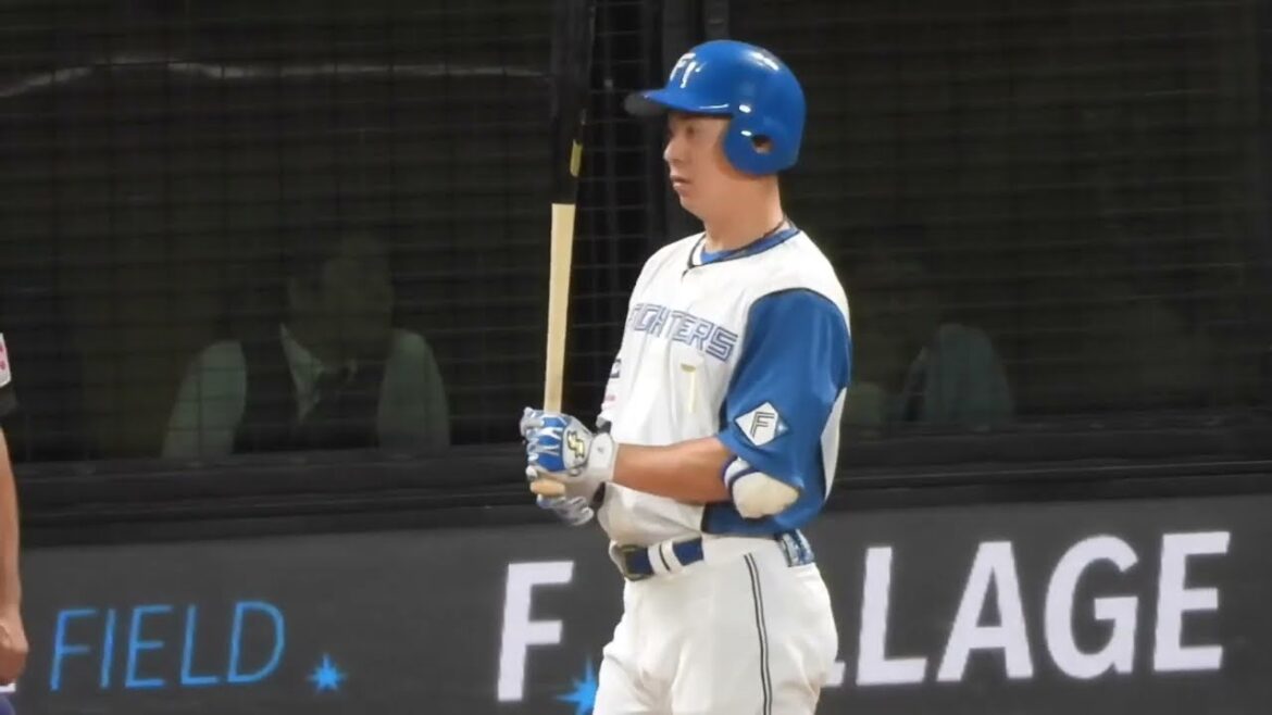 カットマン松本剛が絶好調‼︎フルカウントからツーベースヒット炸裂‼︎日本ハム対オリックス　エスコンフィールド北海道