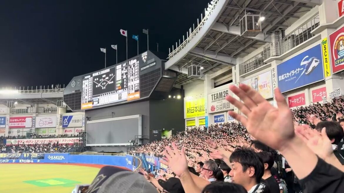 安田尚憲 応援歌  2024/5/17 ロッテvsファイターズ #chibalotte