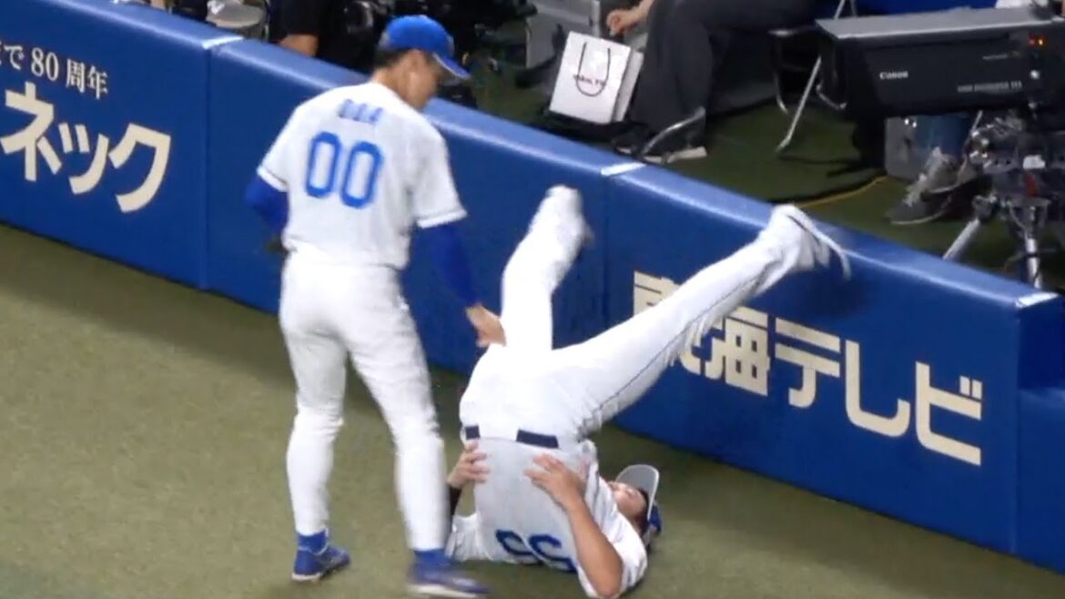 細川成也と尾田剛樹　中日ドラゴンズVS東京ヤクルトスワローズ　2024/05/26