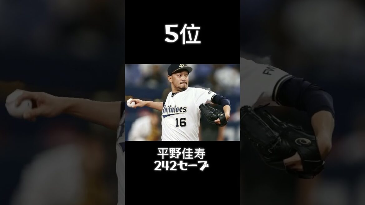 【プロ野球】通算セーブランキングTOP10 #shorts