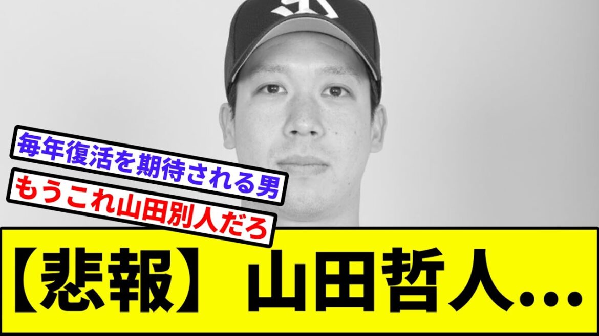 【悲報】山田哲人...【なんJ反応】【プロ野球反応集】【2chスレ】【1分動画】【5chスレ】【ヤクルトスワローズ】【ベイスターズ】【阪神】【カープ】【中日】【巨人】