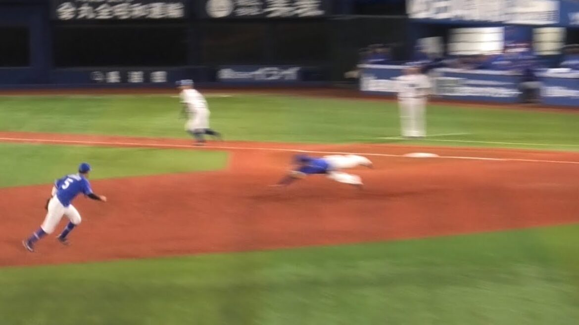 -2024.05.17-【NPB】８回裏 石川昂弥 ファインプレーでベイの追加点を許さず 中日ドラゴンズ（vs横浜DeNA）