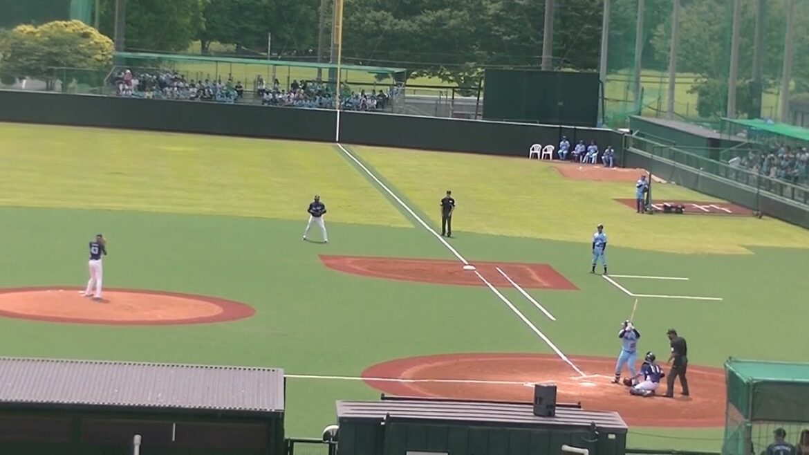 ヤクルト三ツ俣大樹を打ち取り橋本星哉を三振にとる羽田慎之介＜2軍・ヤクルトスワローズ対 西武ライオンズ  2024年5月26日＞