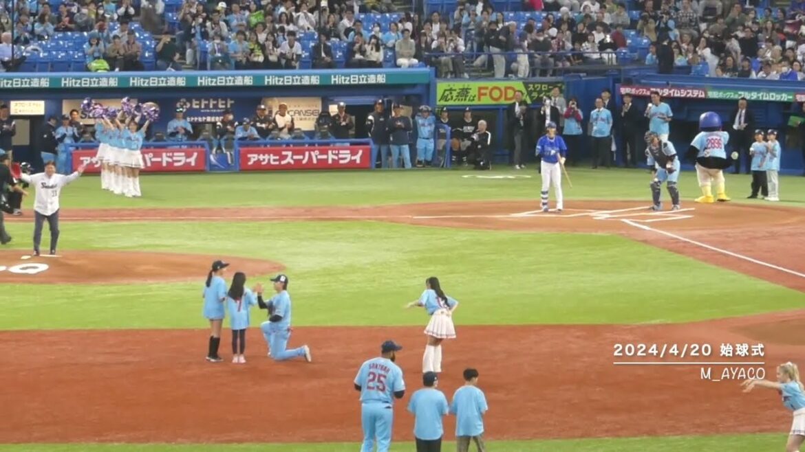 【CREW DAY 2024】4/20：東京ヤクルトスワローズ／始球式