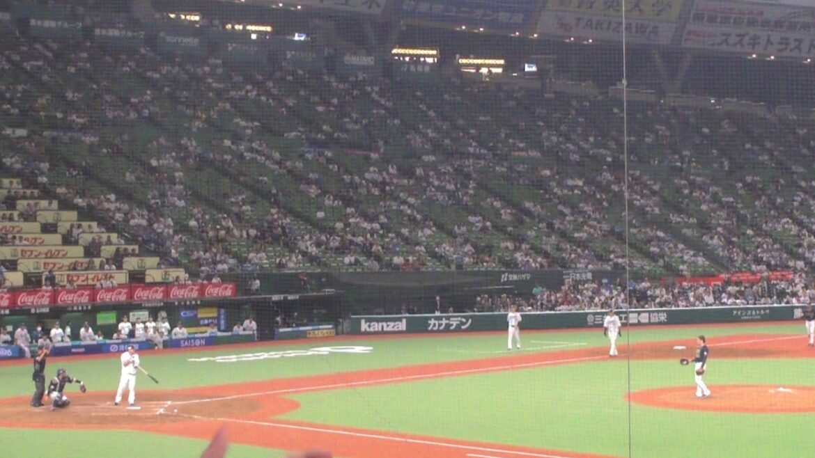 西武 中村剛也 デッドボール　西武 vs オリックス　2024年5月24日(金)