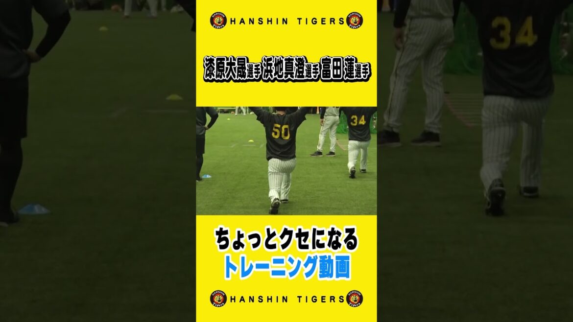 【クセになる】ブルペン陣のトレーニング！！リズムよくみんな仲良くスクワット！
