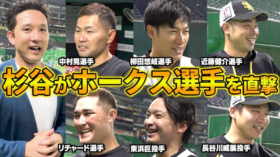 【圧倒的首位】ホークスを引っ張る一流選手に怒られながら話を引き出しました【柳田・近藤・中村晃・東浜・リチャード・長谷川】