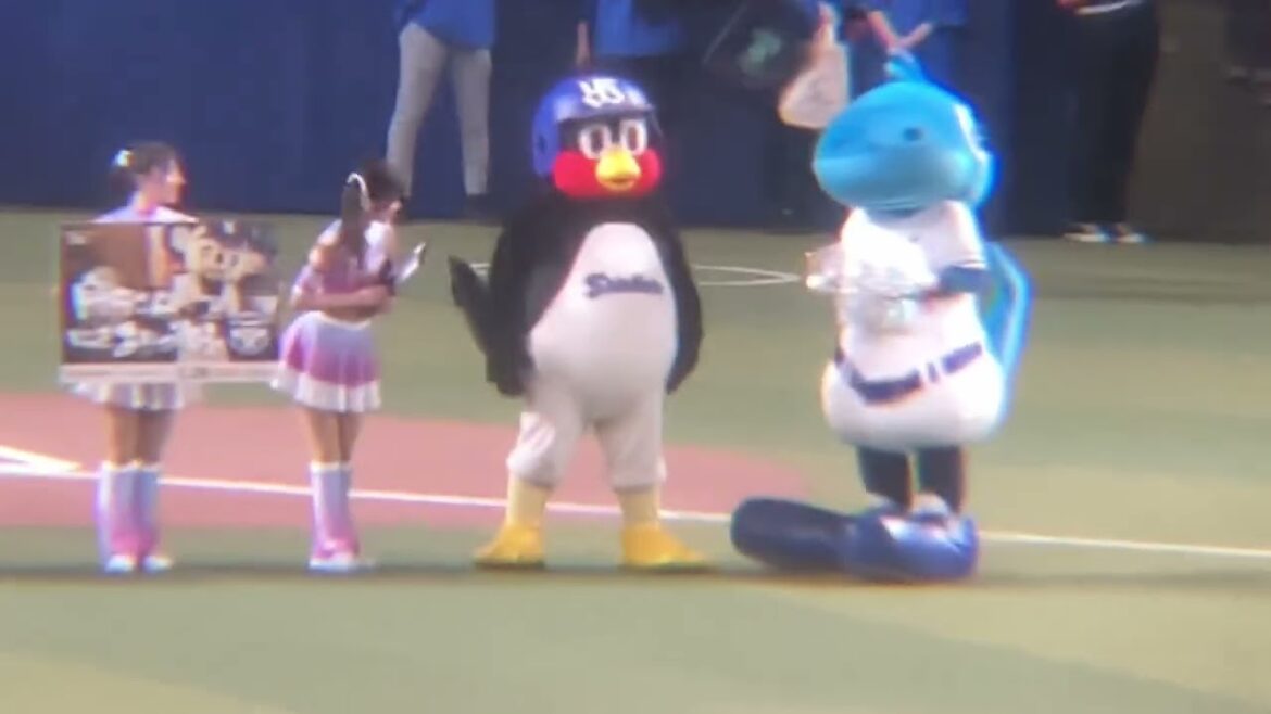 棒立ちするつば九郎(2024/5/26)