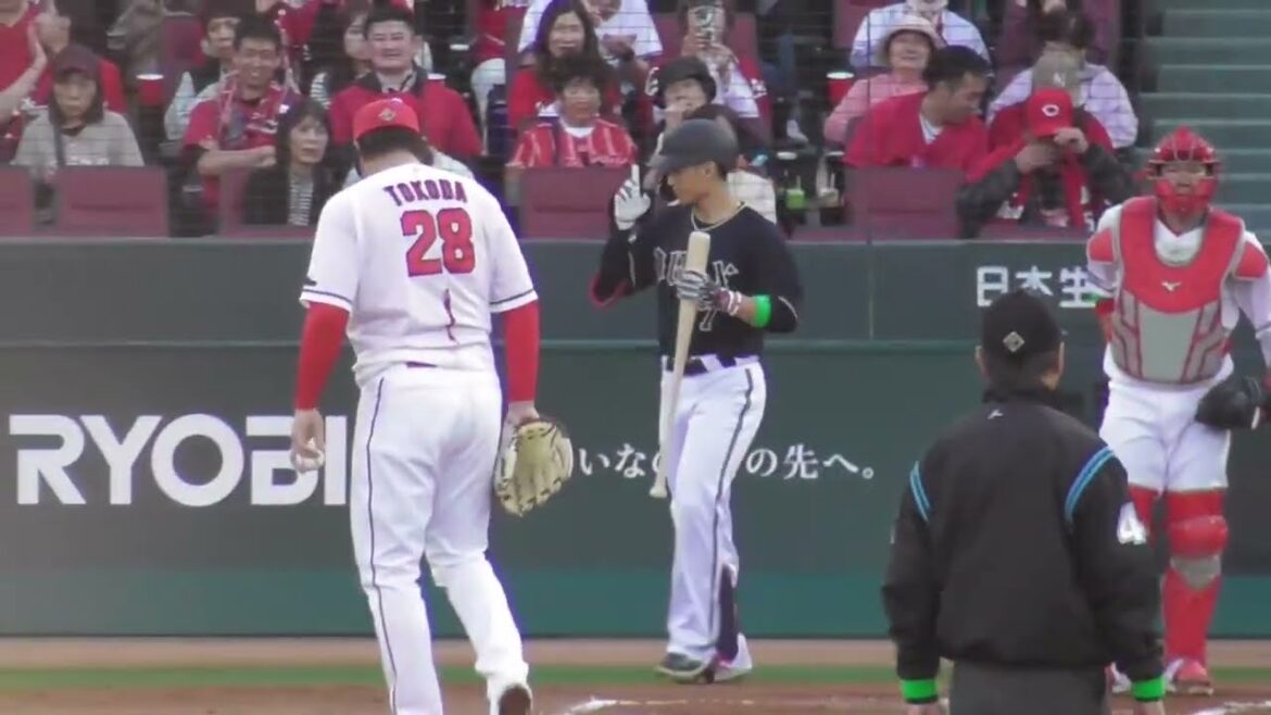 FA移籍した西川龍馬、マツダスタジアム第一打席を温かく拍手で迎えるカープファン！ 2024年5月28日