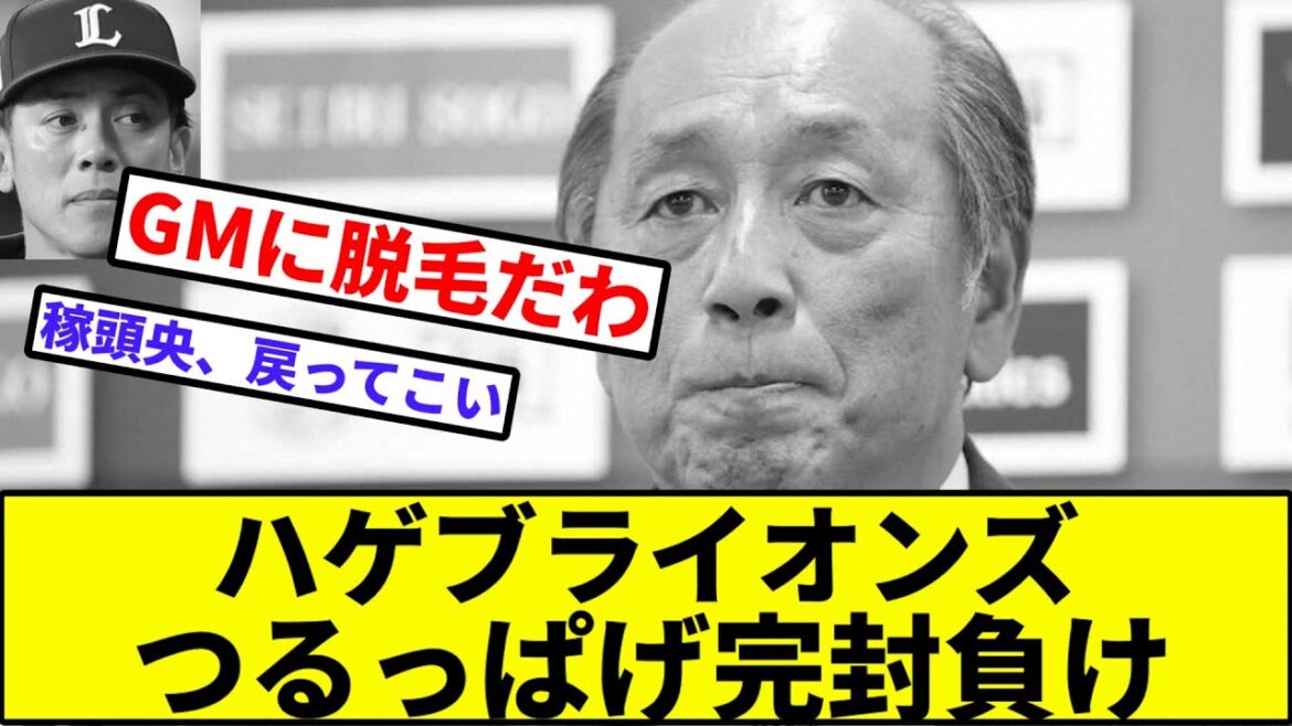 【ハゲブラの誕生へ】ハゲブライオンズ、つるっぱげ完封負け【なんJ反応】【プロ野球反応集】【2chスレ】【1分動画】【5chスレ】【西武ライオンズ】【中日ドラゴンズ】