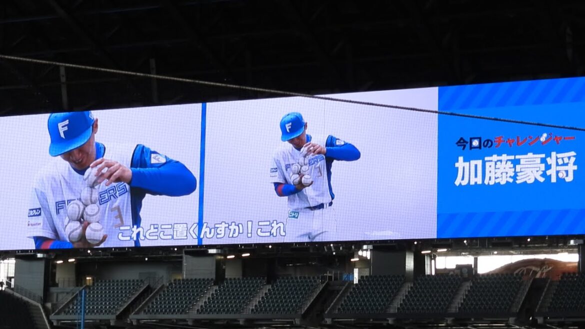 【20240526】加藤豪将　ボール何個持てるかな