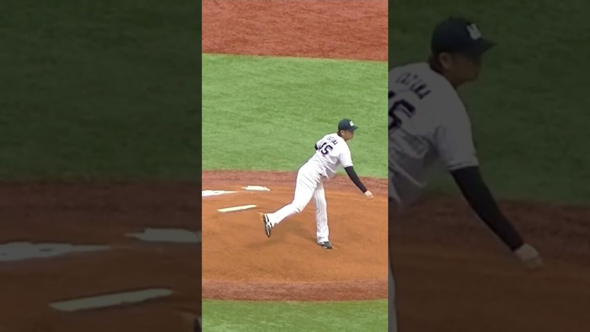 【野球選手フォーム集】スワローズ小澤怜史の投球フォーム（2024年3月19日 ヤクルトスワローズ対 日本ハムファイターズ）