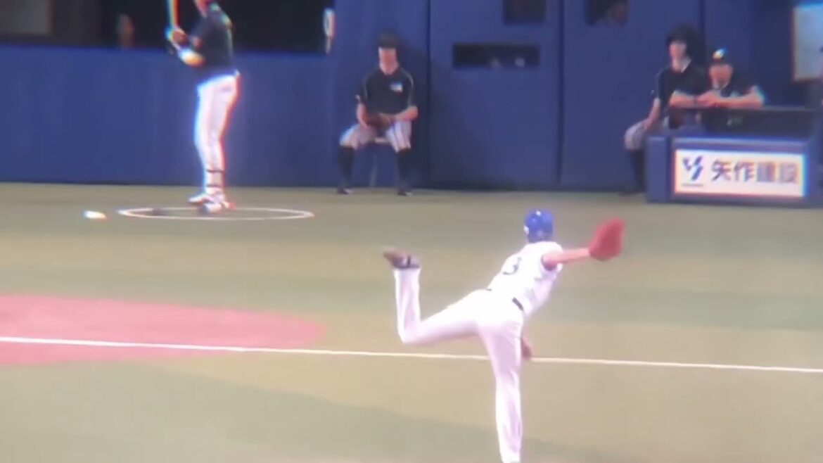 緊急登板しオスナから三振を奪う橋本侑樹(2024/5/26)