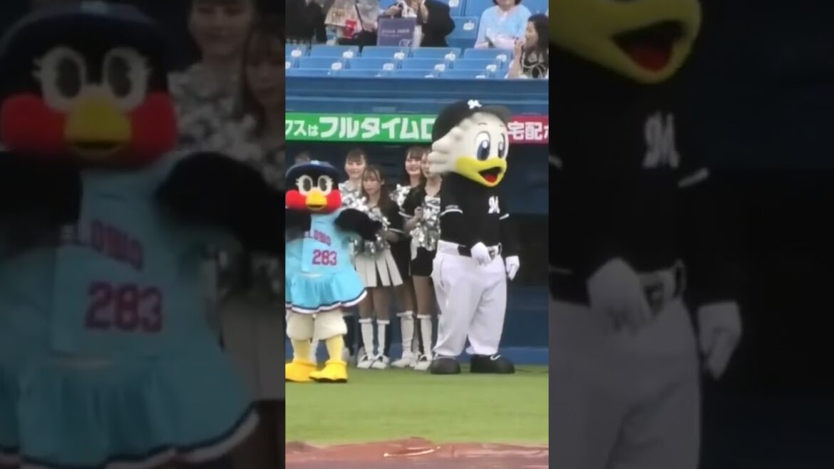 つばみにマンツーマンディフェンスされるマーくん #東京ヤクルトスワローズ #千葉ロッテマリーンズ #shorts