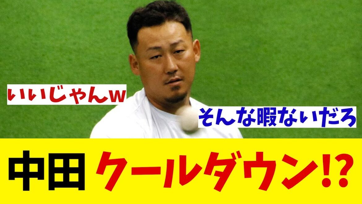 中日・中田翔　二軍の間はクールダウン中！？【野球情報】【2ch 5ch】【なんJ なんG反応】