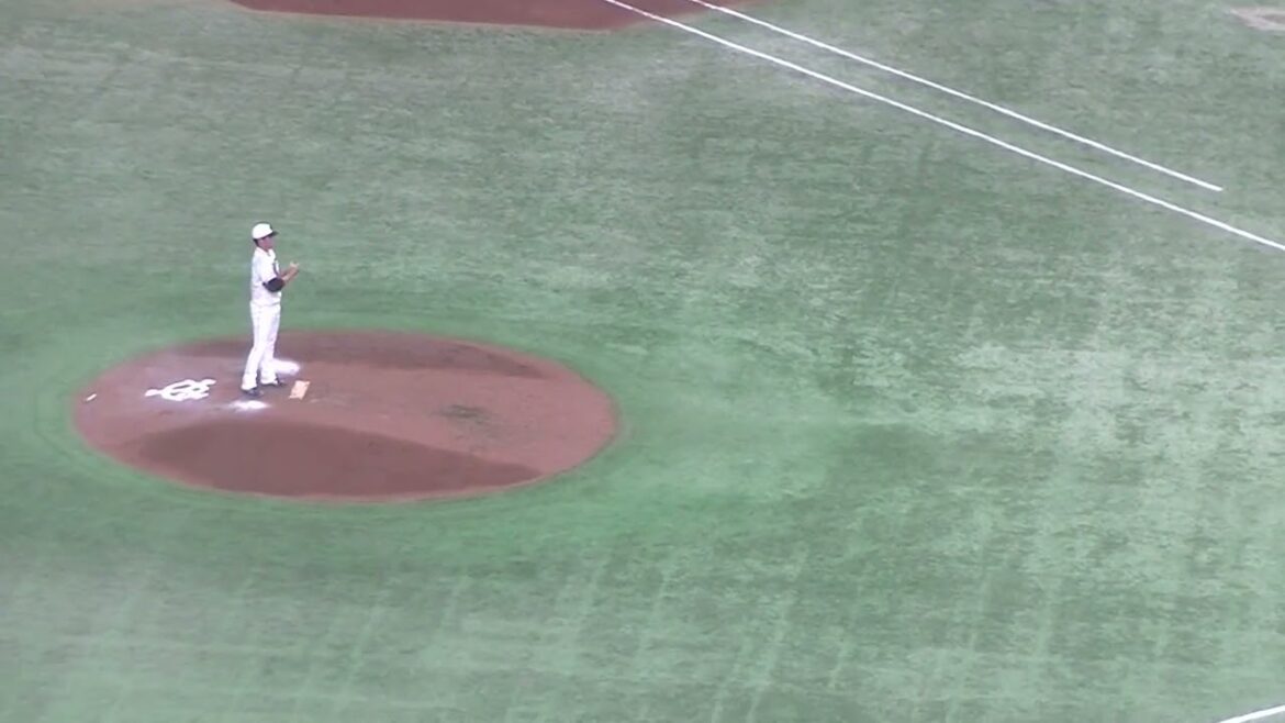 オコエ瑠偉を三振にとる西純矢〜読売ジャイアンツ対 阪神タイガース 2023年8月8日