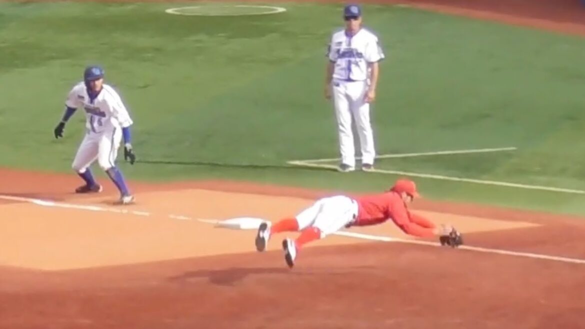 田中広輔、勝利を呼び込む横っ飛びのナイスキャッチ！二死一三塁のピンチで失点阻止。拍手喝采！2024年5月26日