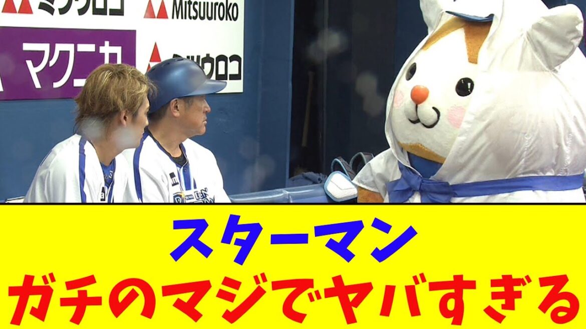 DeNA・スターマンがガチのマジで可愛すぎるとなんj民とプロ野球ファンの間で話題に【なんJ反応集】