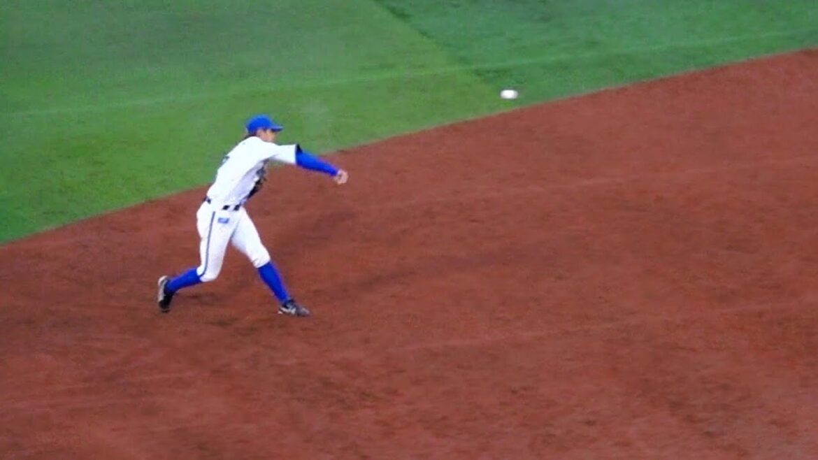 森敬斗の肩なら大丈夫！ショート深い位置から刺す！2024/05/25 横浜DeNAベイスターズ