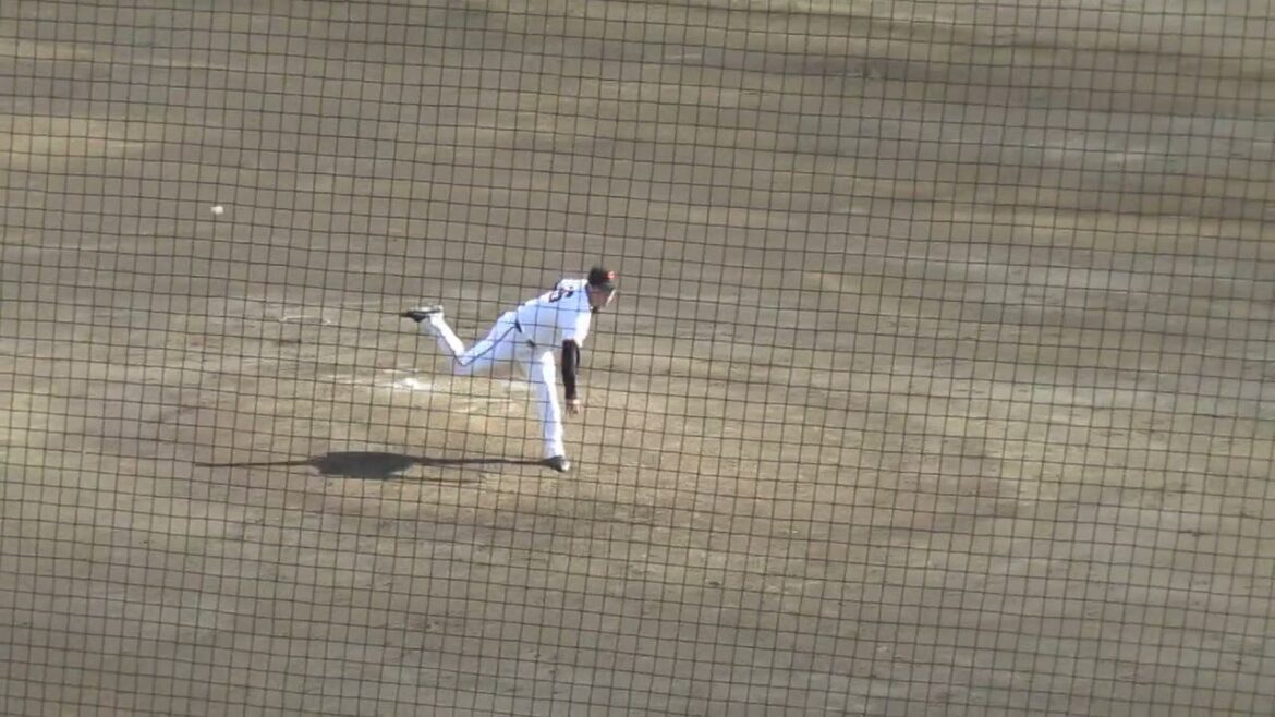 ジャイアンツ馬場皐輔の投球フォーム （読売ジャイアンツ対 横浜DeNAベイスターズ2024年5月10日）