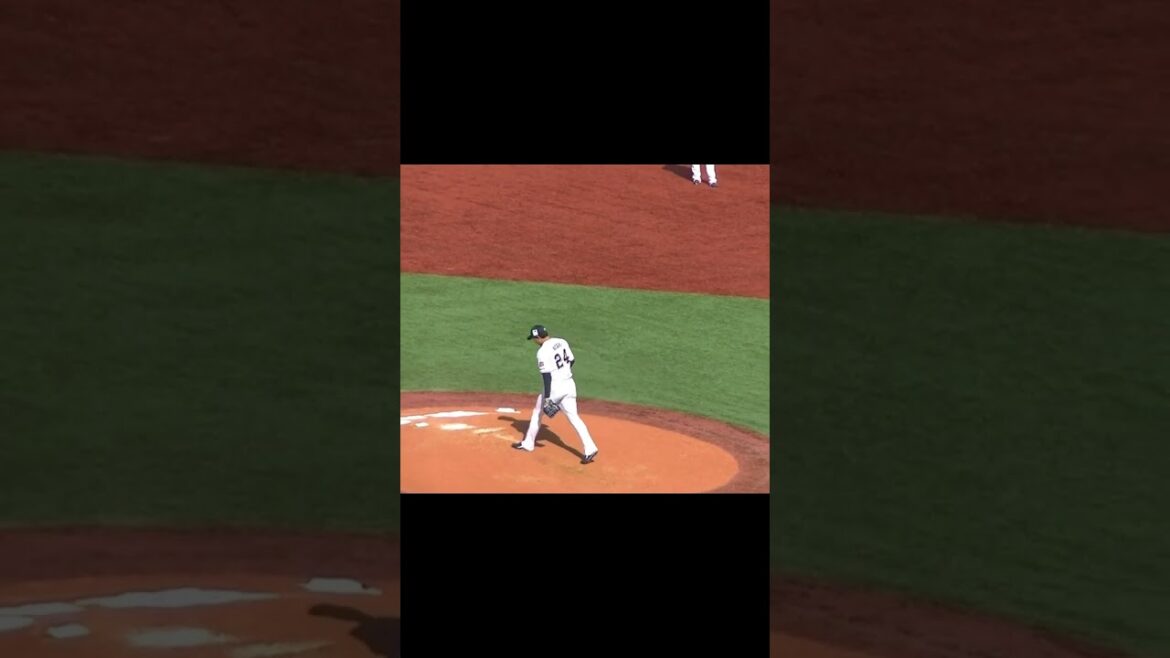 【野球選手フォーム集】スワローズ星知弥の投球フォーム（2024年3月19日 ヤクルトスワローズ対 日本ハムファイアーズ）