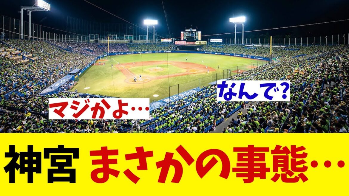 神宮球場でまさかの事態に・・・【野球情報】【2ch 5ch】【なんJ なんG反応】